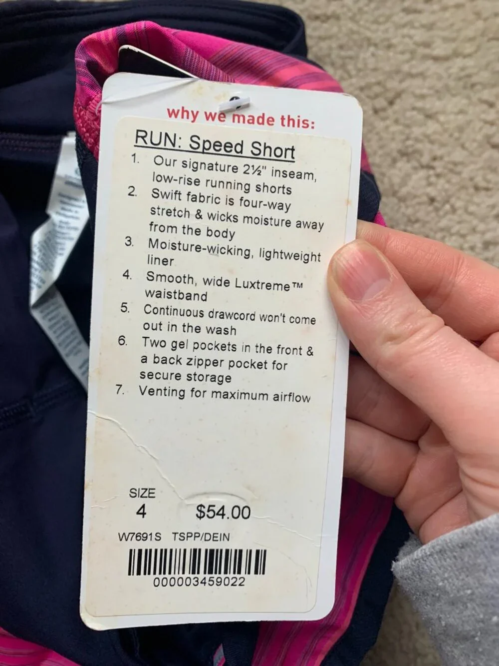 Lululemon Run: Speed Short 2.5